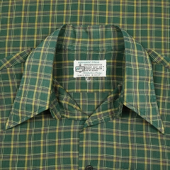 80s Kmart Vintage Perma Press Plaid Shirt Size L