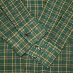 80s Kmart Vintage Perma Press Plaid Shirt Size L