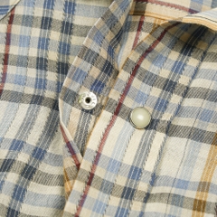 70s Vintage Dee Cee USA Plaid Western Shirt Size M