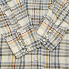 70s Vintage Dee Cee USA Plaid Western Shirt Size M