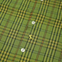 60s Vintage Sears Perma Prest Plaid Shirt Size L