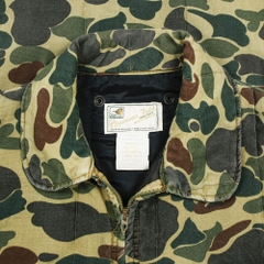 Vtg American Field Frog Camo Hunting Jacket Size L