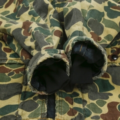 Vtg American Field Frog Camo Hunting Jacket Size L