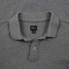 L.L.Bean Classic Logo Grey Polo Shirt Size L