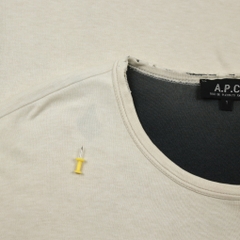 A.P.C. Made in France Two-layer L/S Shirt Size M