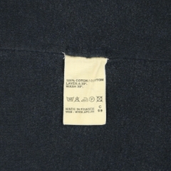 A.P.C. Made in France Two-layer L/S Shirt Size M