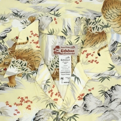 Kaluluwa Rayon Oriental Hawaiian Shirt Size M