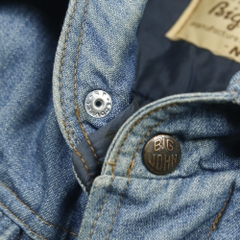 Vtg Big John Japan Padded Denim Vest Size M