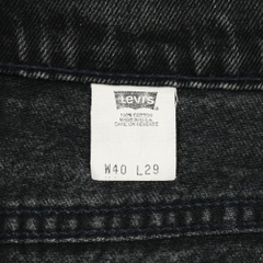 90s Levi's 553 USA Black Denim Jeans Size 40