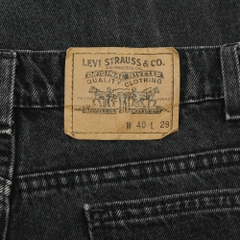 90s Levi's 553 USA Black Denim Jeans Size 40