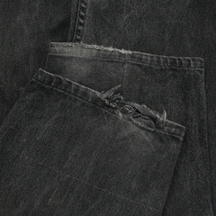 90s Levi's 553 USA Black Denim Jeans Size 40