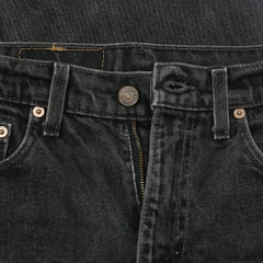 90s Levi's 550 USA Black Denim Jeans Size 28