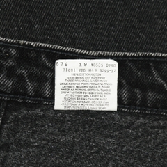 90s Levi's 535 Canada Black Denim Jeans Size 32