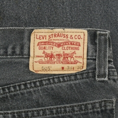 2010s Levi's 505 Black Denim Jeans Size 36