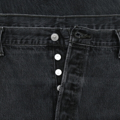 2010s Levi's 501 Black Denim Jeans Size 42