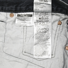 2010s Levi's 501 Black Denim Jeans Size 42