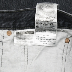 2010s Levi's 501 Black Denim Jeans Size 42