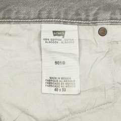 2010s Levi's 501 Gray Denim Jeans Size 38