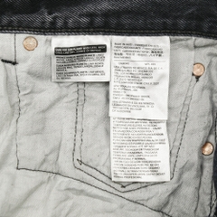 2010s Levi's 501 Black Denim Jeans Size 38