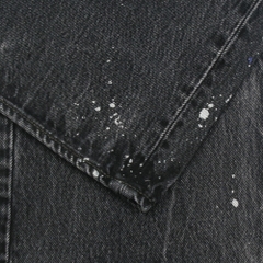 2010s Levi's 501 Black Denim Jeans Size 38