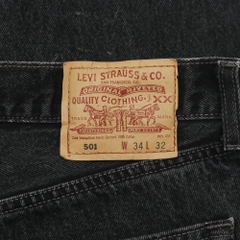 2000s Levi's 501 Black Denim Jeans Size 33