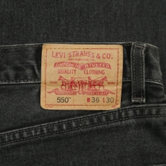 2000s Levi's 550 USA Black Denim Jeans Size 36