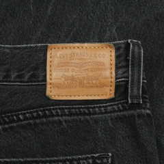 Levi's Premium Black Denim Loose Fit Jeans Size 36