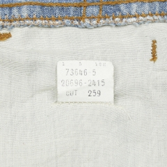 Vtg 80s Levi's 646 Flared Jeans ‘Damage’ Size 31