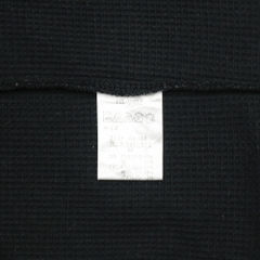 Hanes Comfort Black Waffle T-Shirt Size S