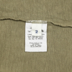 45R 45rpm Japan Olive Polo Shirt Women Size S