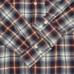 Beams Japan Plaid Check Shirt Size M