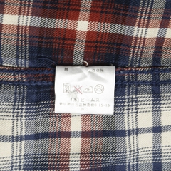 Beams Japan Plaid Check Shirt Size M