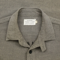 Avirex JPN Salt-pepper Cloth Work Shirt Size M