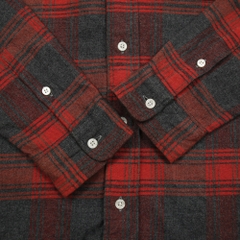 Manual Alphabet Made in Japan Flannel Shirt Size M