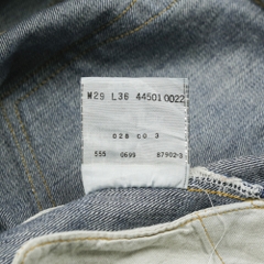 90s Levi's 1944 501 Valencia Factory Selvedge Denim Jeans Size 27