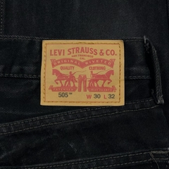 2010s Levi's 505 Black Denim Jeans Size 30