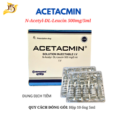 Acetacmin 500mg/5ml điều trị triệu chứng chóng mặt hiệu quả.