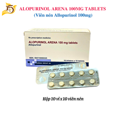 ALOPURINOL ARENA 100MG TABLETS  (Viên nén Allopurinol 100mg)