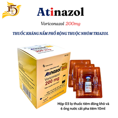 Atinazol - Voriconazol 200 Thuốc tiêm kháng nấm phổ rộng