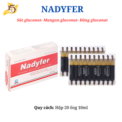 Nadyfer – Dung dịch uống chứa sắt gluconat