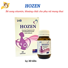 Hozen - Bổ sung vitamin, khoáng chất cho phụ nữ mang thai, cho con bú