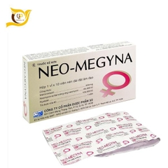 Viên đặt âm đạo Neo- Megyna- Thuốc điều trị nhiễm khuẩn âm đạo