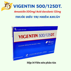 VIGENTIN 500/125DT - THUỐC ĐIỀU TRỊ NHIỄM KHUẨN