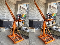 Combo khung cẩu xoay 360 độ 500kg lắp tời KCD750-1500 35 mét/phút