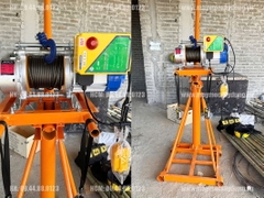 Combo khung cẩu xoay 360 độ 500kg lắp tời KCD750-1500 35 mét/phút