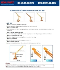 Khung cẩu xoay 360 độ 1.5 tấn