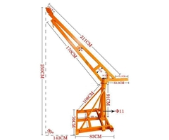 Cẩu xoay 360 độ Kento 400kg