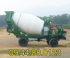 Bồn trộn bê tông 1m3 gắn xe công nông