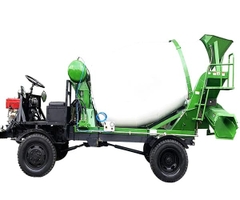 Bồn trộn bê tông 1m3 gắn xe công nông