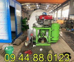 Bồn trộn bê tông 1.5m3 lắp đầu nổ